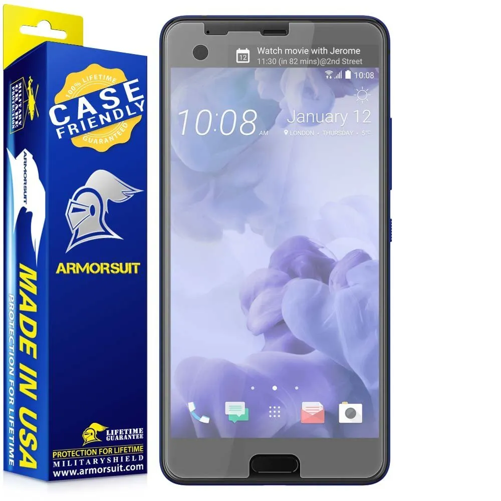 [2-Pack] HTC U Ultra Matte Case Friendly Screen Protector