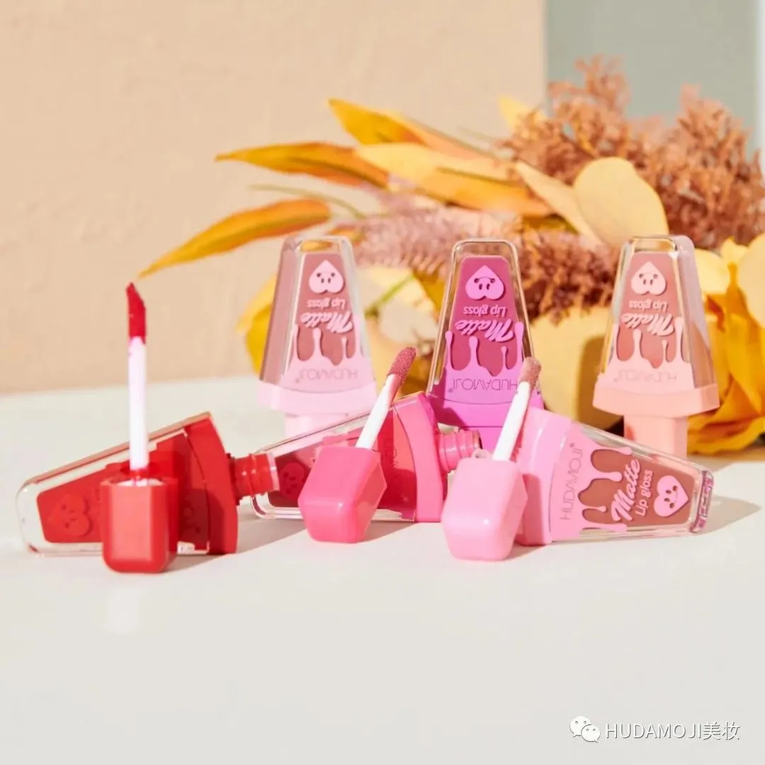 6pcs Hudamoji Icecream Lipgloss Lip Plumping Tinted Lip Oil