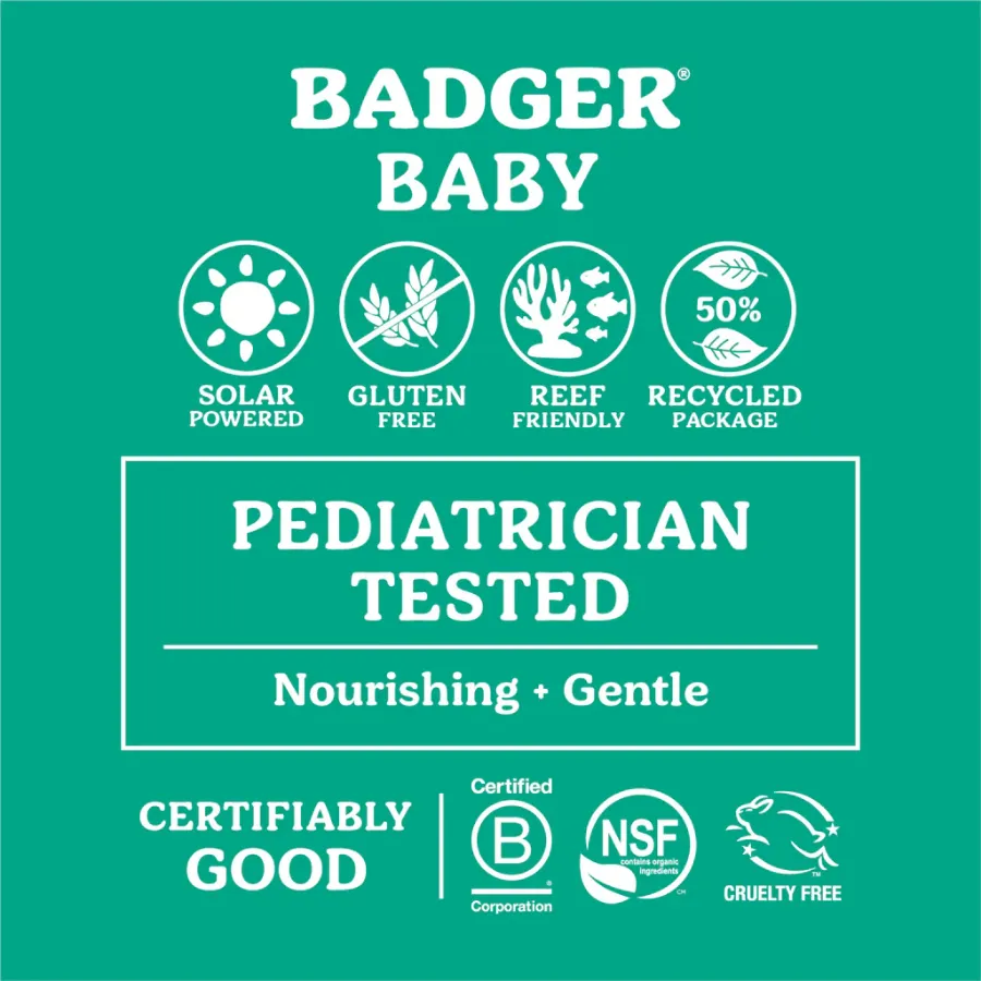 Badger Balm Baby Mineral Sunscreen Cream - Spf 40