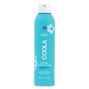 Coola Classic Fragrance-Free SPF 50 Body Sunscreen Spray- 6oz