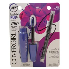COVERGIRL - LashBlast Fusion Mascara   Perfect Point Plus Eye Pencil Very Black / Black Onyx - 1 Set