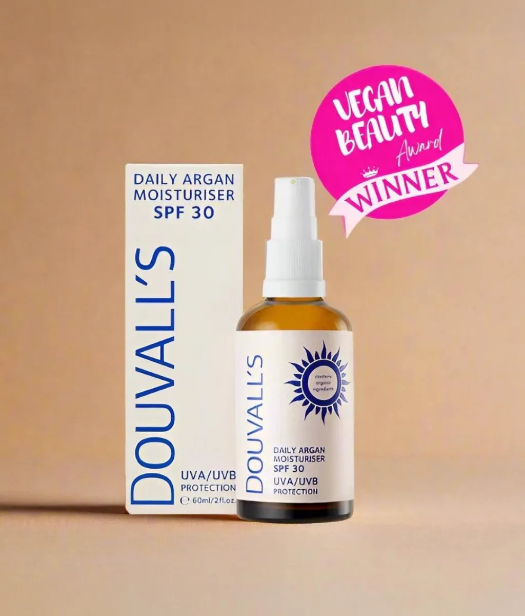 Douvall's Argan Daily Moisturiser with SPF30 UVA/UVB Protection, 60ml