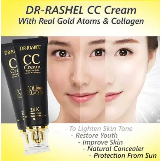 Dr.Rashel 24K Gold And Collagen CC Cream DRL- 1174