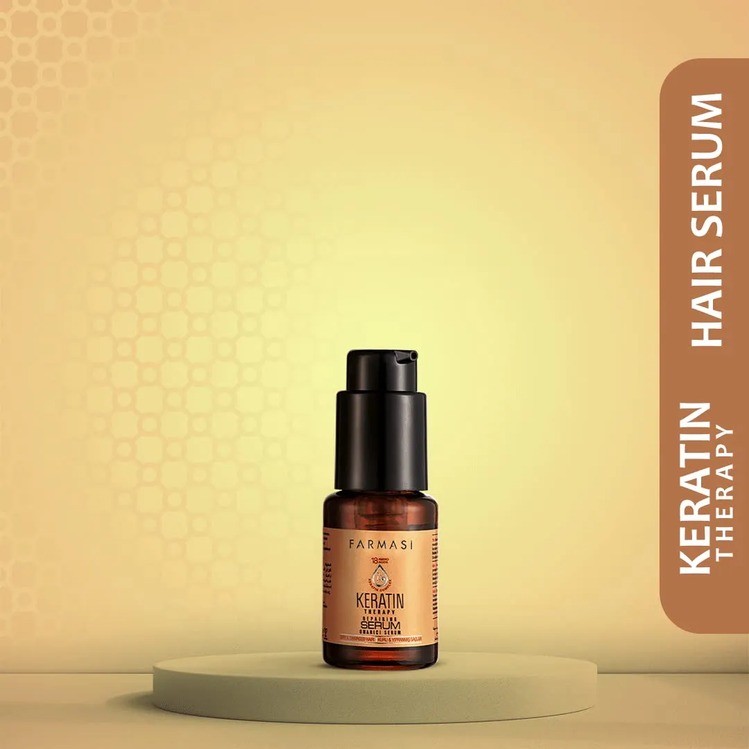 Farmasi Keratin Therapy Repairing Serum for Dry & Damaged Hair (30ml)