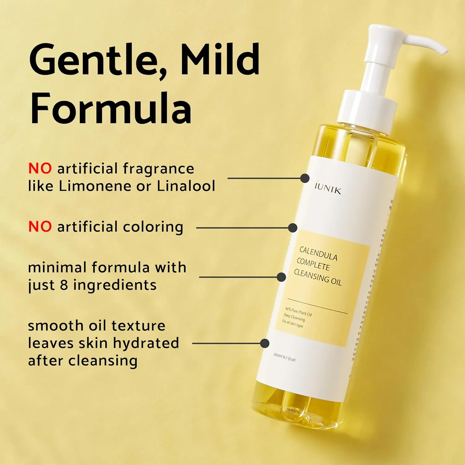 IUNIK Calendula Complete Cleansing Oil