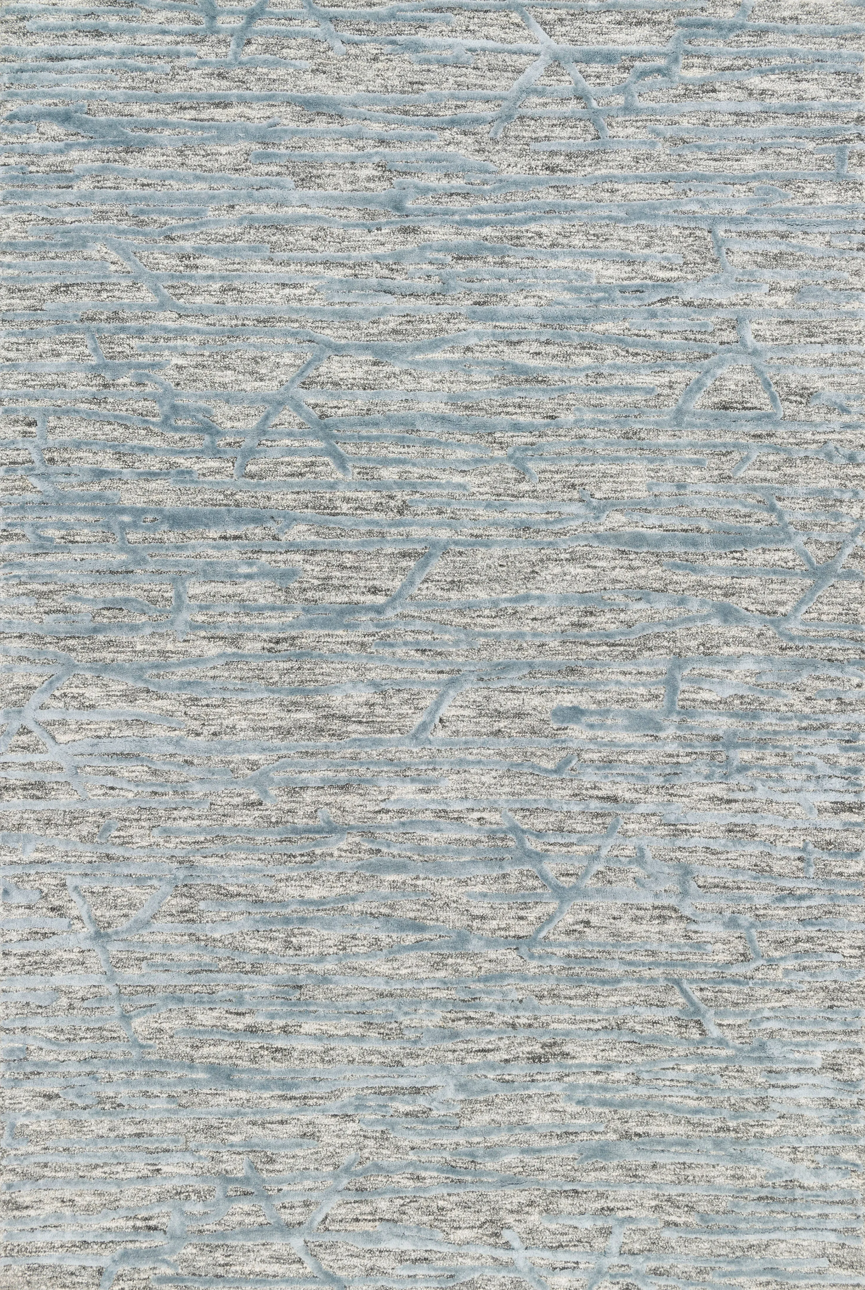 Juneau Rug in Grey & Blue