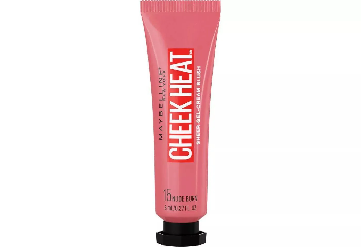 MAYBELLINE - Cheek Heat Sheer Gel-Cream Blush Nude Burn 15 - 0.27 oz (8 ml)