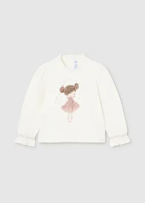 Mayoral 2048 080 - Blush Long Sleeve Top