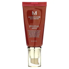 Missha, M Perfect Cover B.B Cream, SPF 42 PA   , No. 13 Bright Beige, 1.7 fl oz (50 ml)