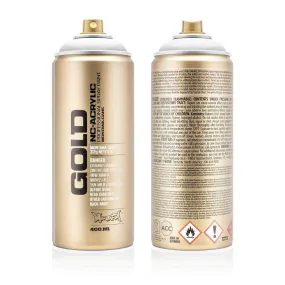 Montana GOLD 400mL Spray Paint - Transparent Mystic White