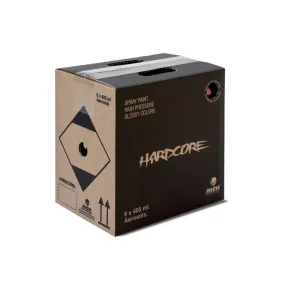 MTN Hardcore Spray Paint 6 Pack - Matte White