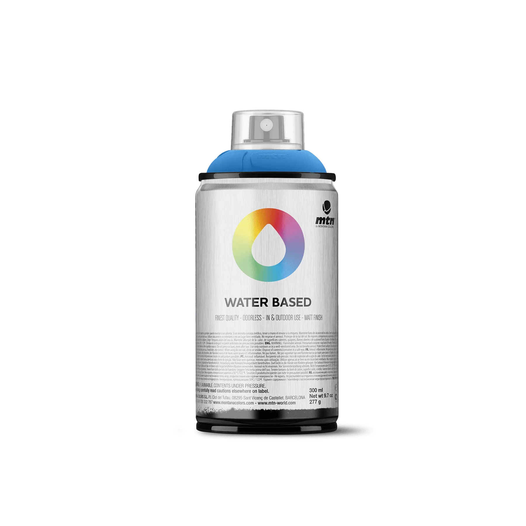 MTN Water Based 300 Spray Paint - Cobalt Blue (RV-68)