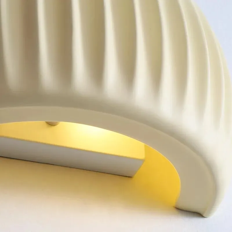 Nordic cream style minimalist modern background wall lamp