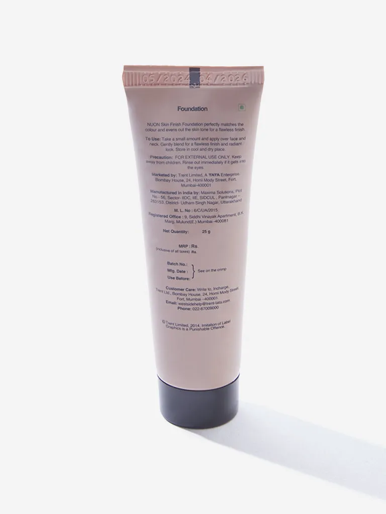 Nuon Skin Finish Caramel NU03 Liquid Foundation - 25 GM