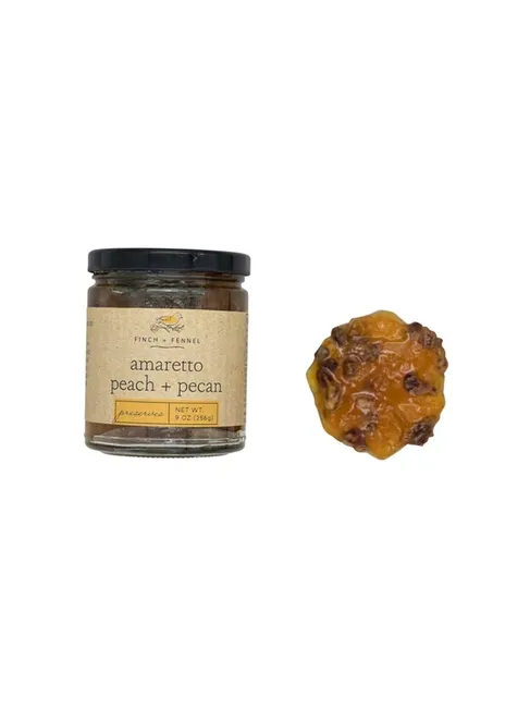 Preserves Amaretto Peach Pecan 9oz Ff0052