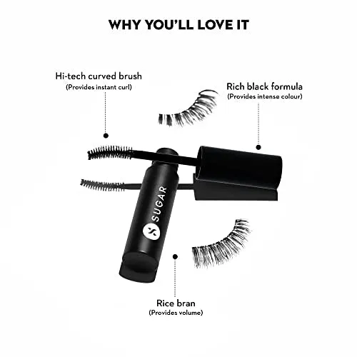 SUGAR Cosmetics Everday Makeup Kit for women | Lipstick, Mascara, Kajal, Face Palette | Gift Set | Free Pouch | Pack of 4