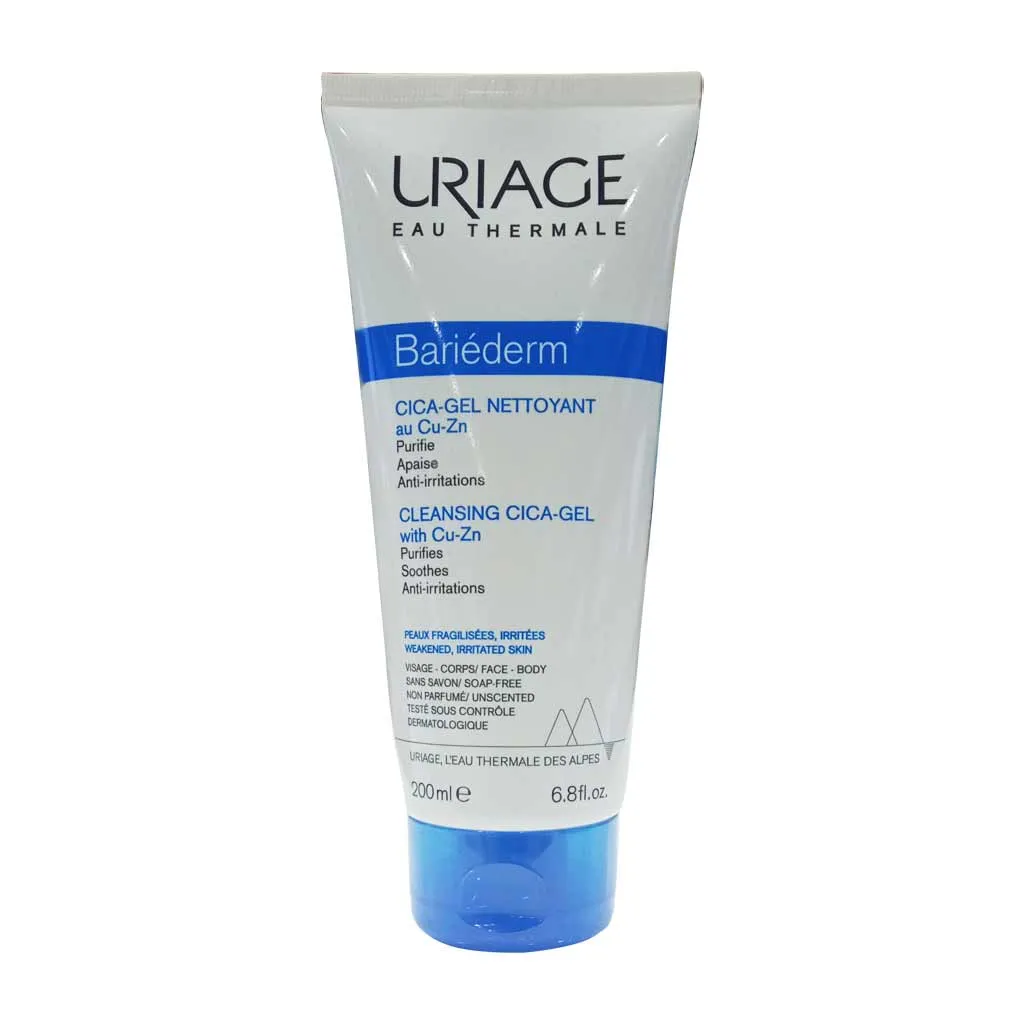 Uriage Bariederm Cleansing Cica Gel 200ml